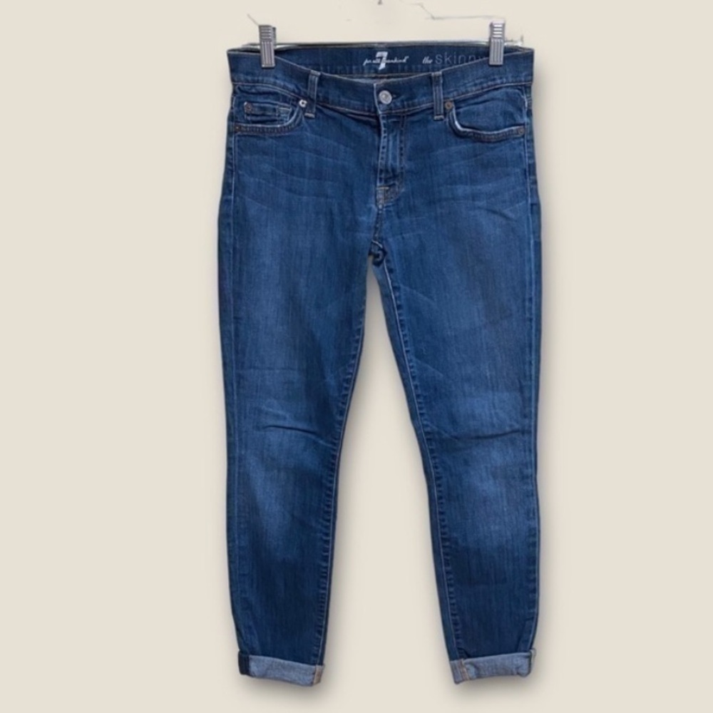 7 For All Mankind jeans size 26 The Skinny Casual ankle Medium Wash